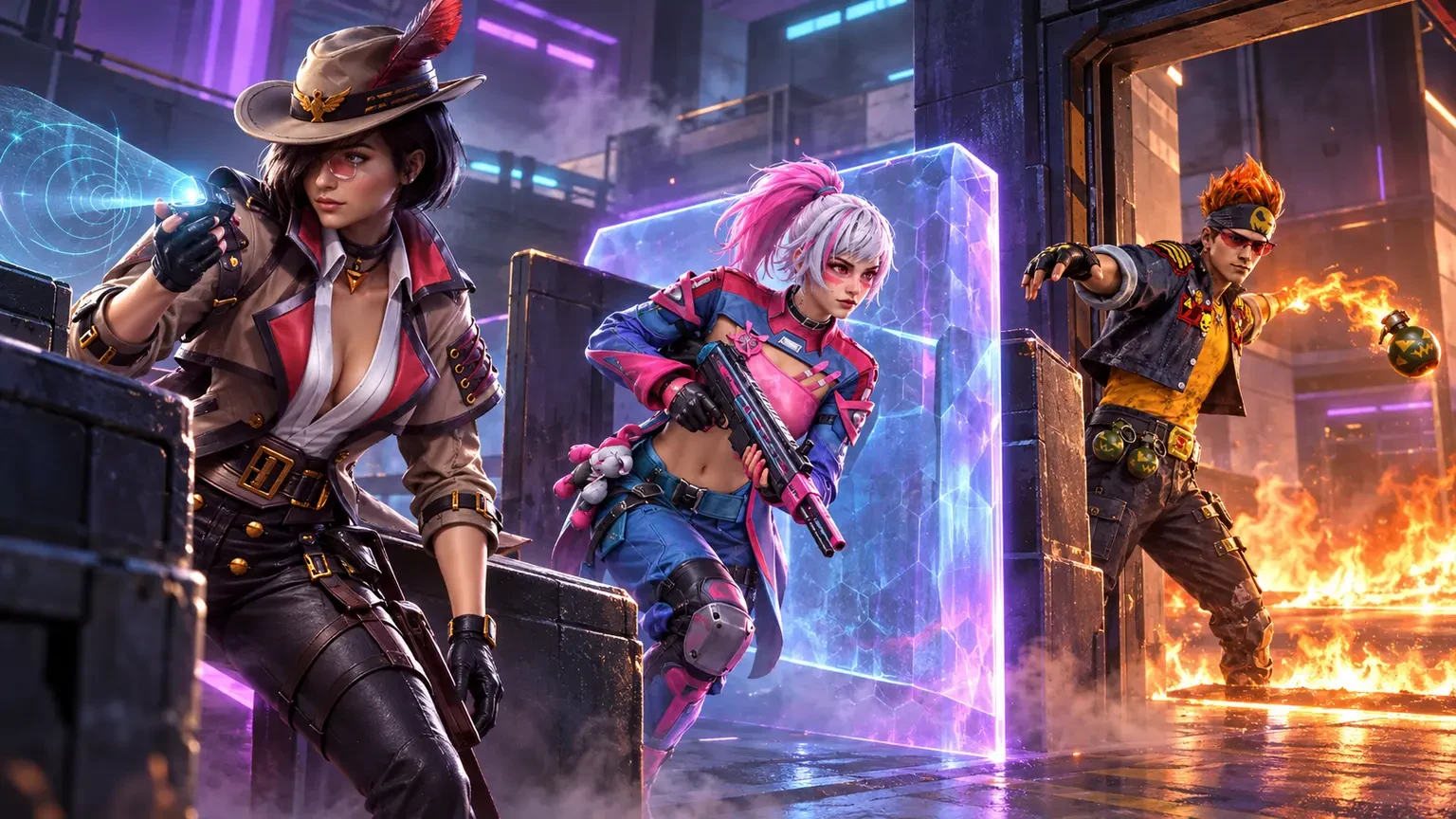 Free Fire OB55 Clash Squad Utility Guide: Flame, Sonar and Smoke