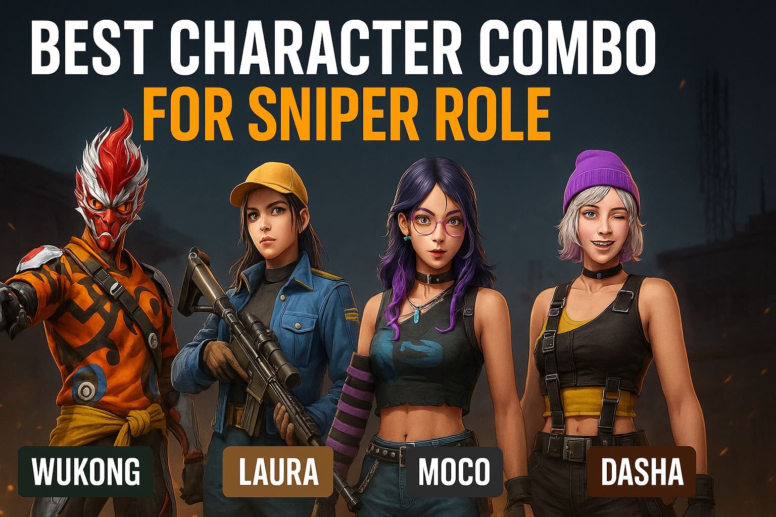 🔥 Best Character Combo for Sniper Role in CS Rank 