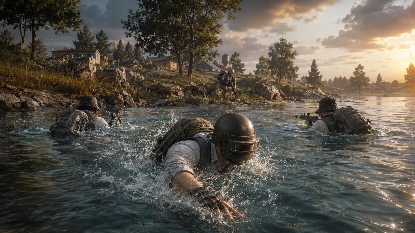 PUBG Mobile 4.5 Fast Swimming Guide: Water Rotations and Shoreline Safety