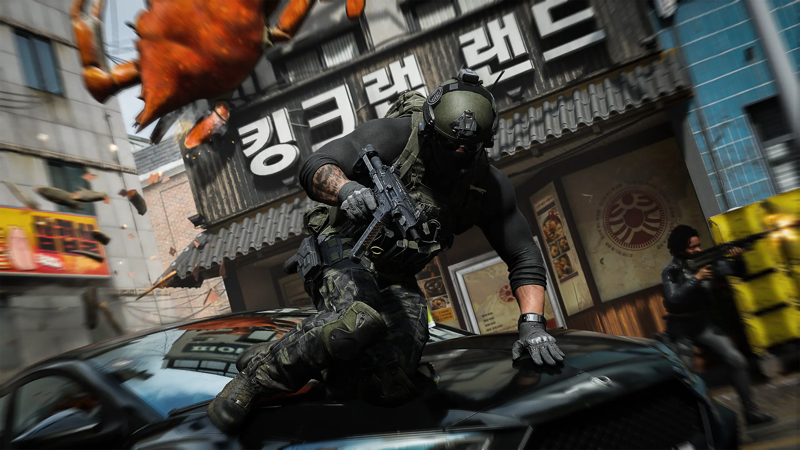 Modern Warfare 4 multiplayer combat scene